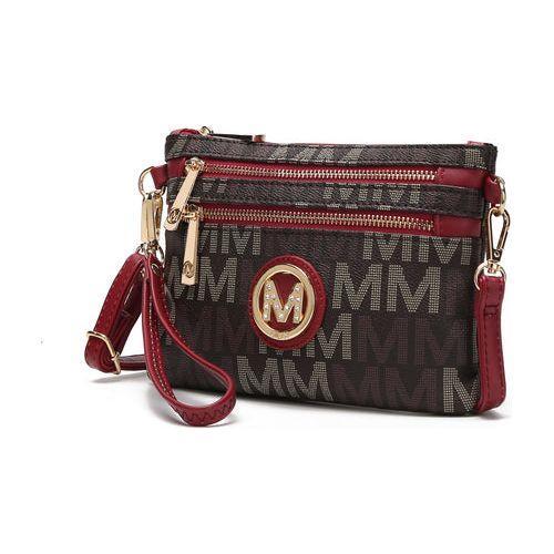 Helen Milan M Signature Crossbody Wristlet