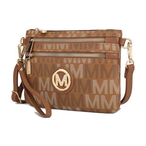 Load image into Gallery viewer, Helen Milan M Signature Crossbody Wristlet - The Epitome of Elegance
