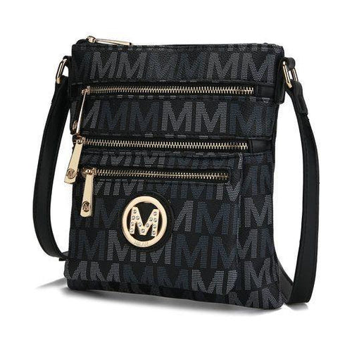 Load image into Gallery viewer, Beatrice M Signature Multi Compartments Crossbody
