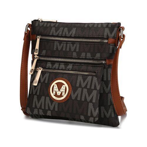 Load image into Gallery viewer, Beatrice M Signature Multi Compartments Crossbody
