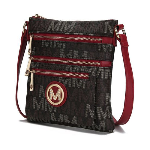 Load image into Gallery viewer, Beatrice M Signature Multi Compartments Crossbody Bag
