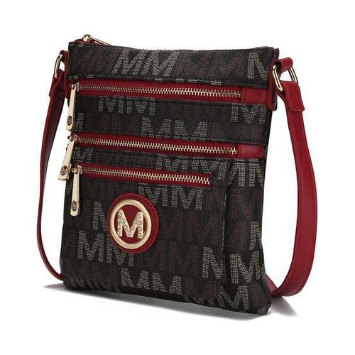 Load image into Gallery viewer, Beatrice M Signature Multi Compartments Crossbody

