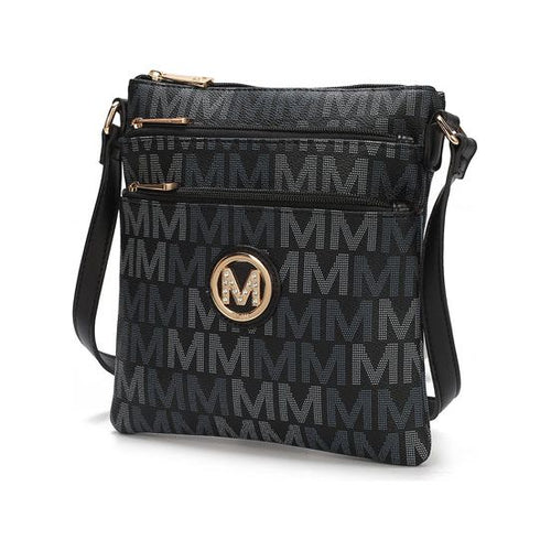 Load image into Gallery viewer, Lemuel M Signature Crossbody Handbag - A Luxurious Vegan Leather Companion
