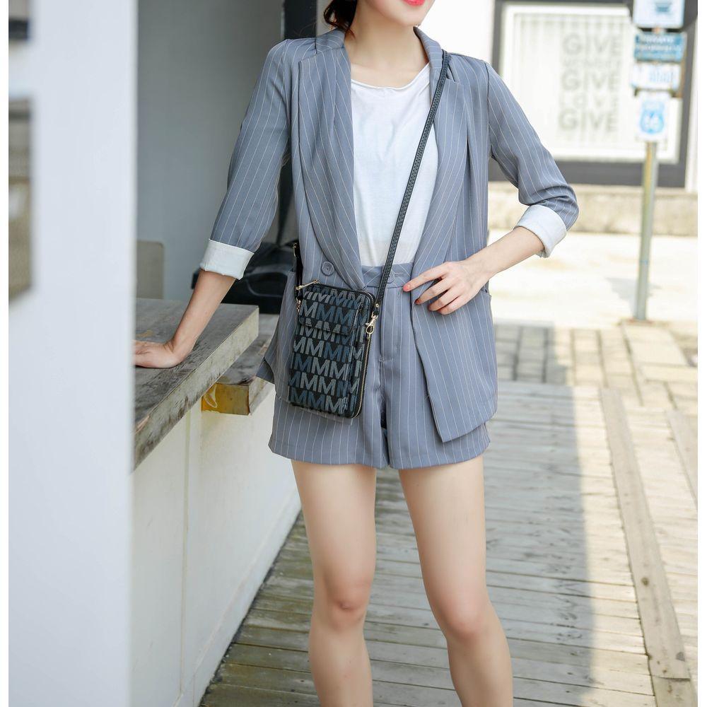 Cossetta Cell Phone Crossbody Wallet Handbag Vegan Leather Women