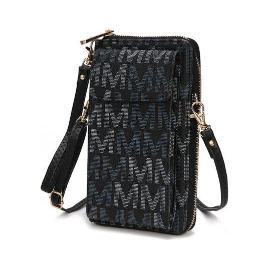 Cossetta Cell Phone Crossbody Wallet Handbag Vegan Leather Women