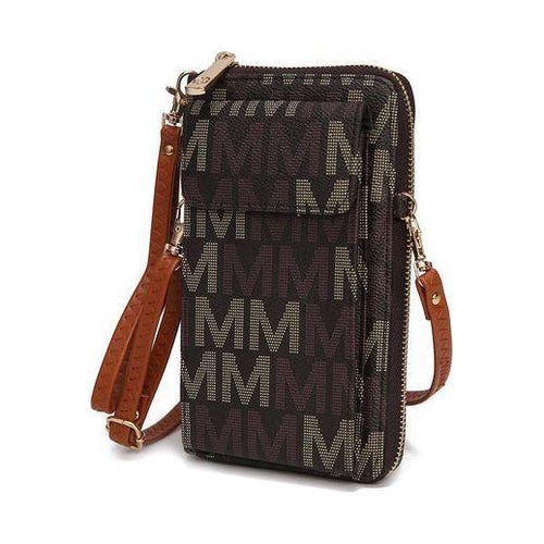 Load image into Gallery viewer, Cossetta Cell Phone Crossbody Wallet Handbag Vegan Leather Women
