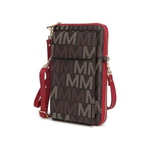 Load image into Gallery viewer, Cossetta Cell Phone Crossbody Wallet Handbag Vegan Leather Women
