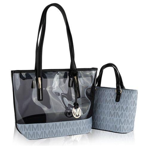 Load image into Gallery viewer, Tayla 2 PC Tote &amp; Mini Handbag Vegan Leather Women
