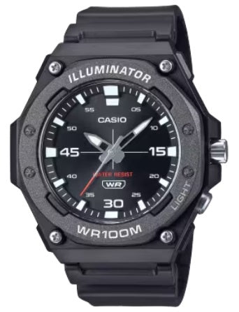 CASIO SPORT Mod. DIVER - ILLUMINATOR WR 100MT - BLACK-0