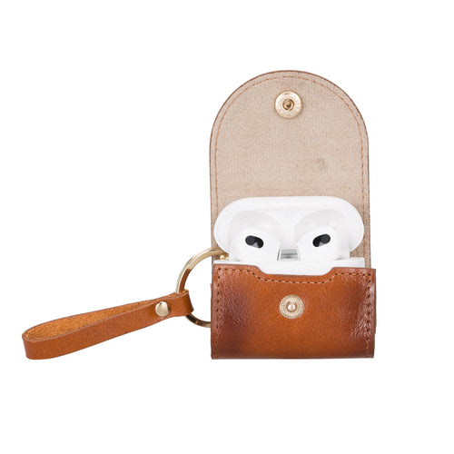 Load image into Gallery viewer, Mai Snap AirPods 4th and 3rd Gen Leather Case-0
