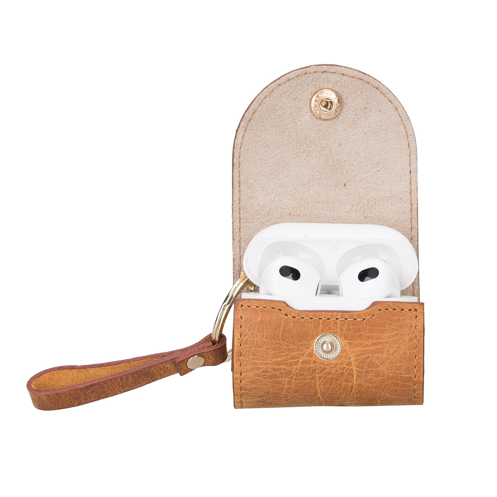 Mai Snap AirPods 4th and 3rd Gen Leather Case-9