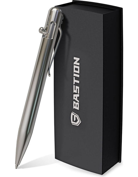 Stainless Steel - Bolt Action Pen by Bastion®