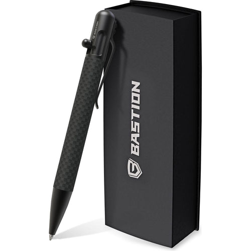 Load image into Gallery viewer, Carbon Fiber and Stainless Steel - Bolt Action Pen by Bastion®
