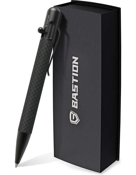 Carbon Fiber and Stainless Steel - Bolt Action Pen by Bastion®