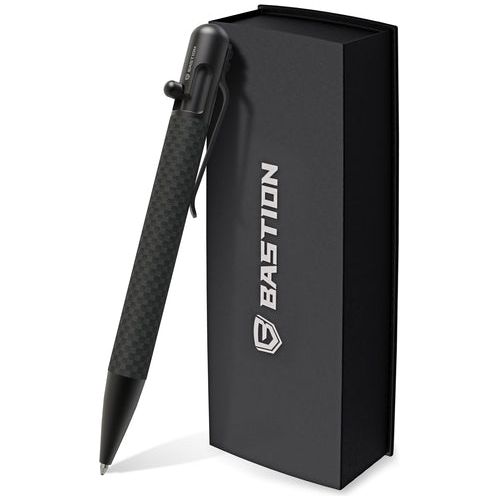 Load image into Gallery viewer, Carbon Fiber and Stainless Steel - Bolt Action Pen by Bastion®
