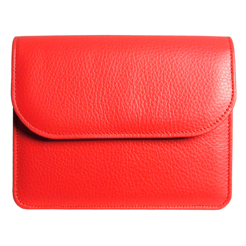 Load image into Gallery viewer, Pebbled Leather Belt Bag Coral
