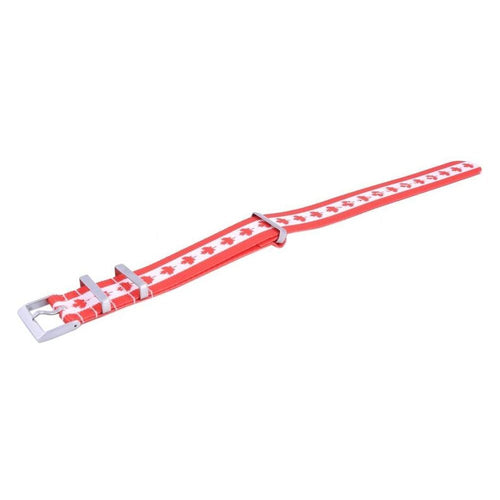 Load image into Gallery viewer, Ratio NATO34 Canada National Flag Pattern Watch Strap: Elegant Polyester with Premium Features
