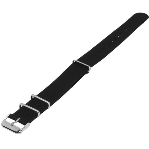 Load image into Gallery viewer, Ratio NATOR04 Black 20mm Nylon Watch Strap - Elevate Your Timepiece
