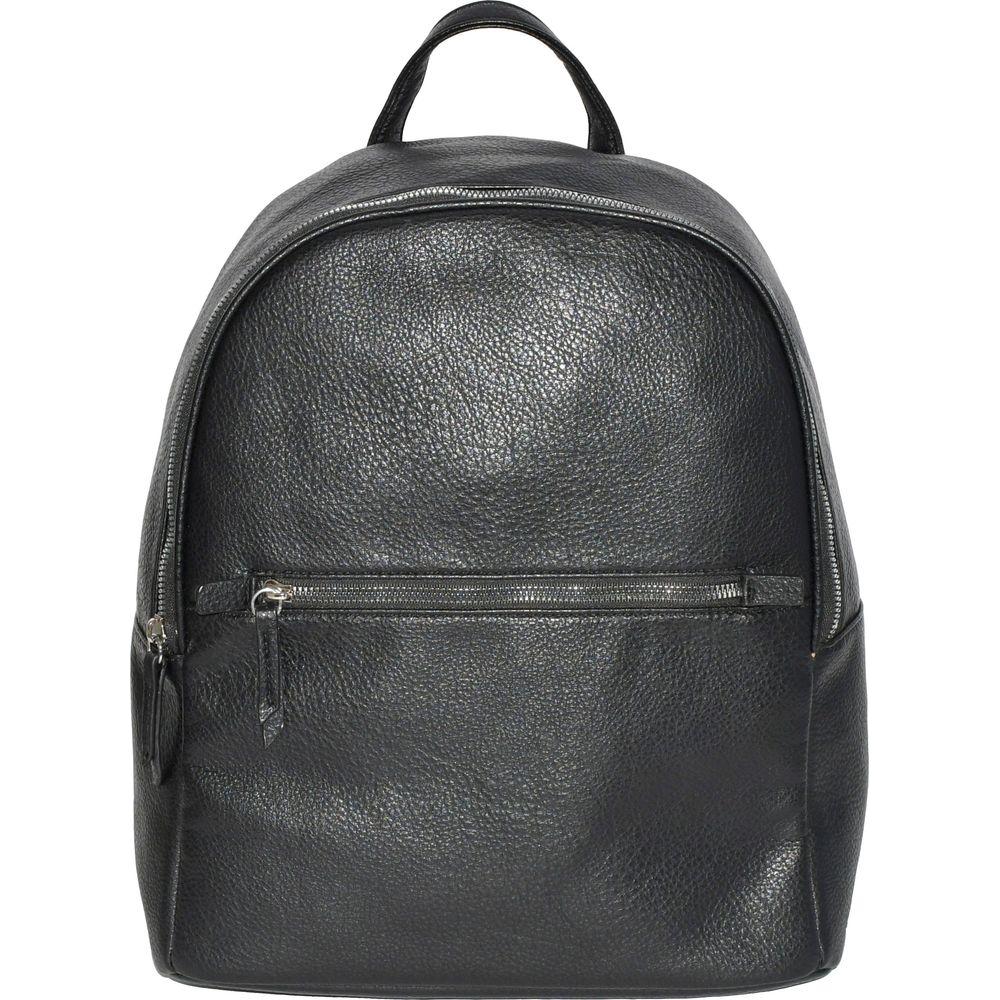 Nicci Chic Pebble PU Backpack with Front Zipper Pocket