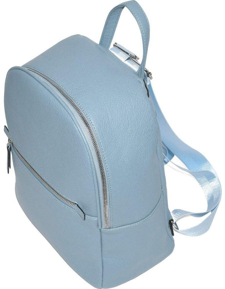 Nicci Chic Pebble PU Backpack with Front Zipper Pocket