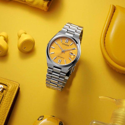 Load image into Gallery viewer, CITIZEN Mod. TSUYOSA Automatic - HONEY YELLOW-4
