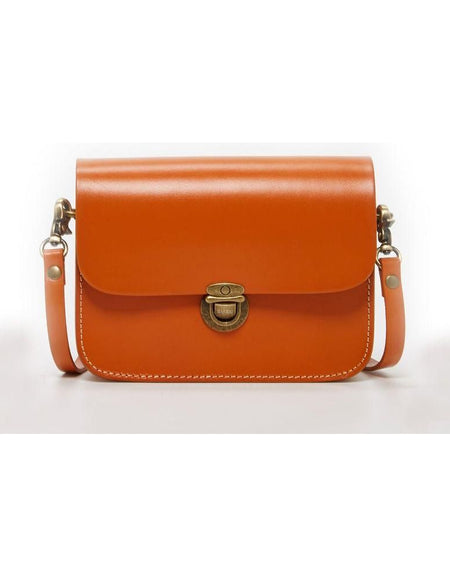 Nanah Light Brown Leather Crossbody Bag - Timeless Elegance