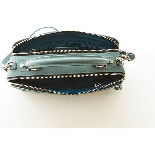 Load image into Gallery viewer, SUSU The Kayla Woven Leather Crossbody Bag Blue
