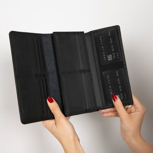 Load image into Gallery viewer, Nome Leather Wallet – 16 Card Slots &amp; Phone Holder-1
