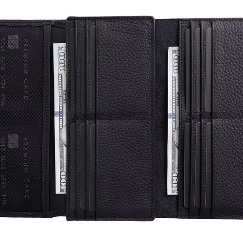 Load image into Gallery viewer, Nome Leather Wallet – 16 Card Slots &amp; Phone Holder-4
