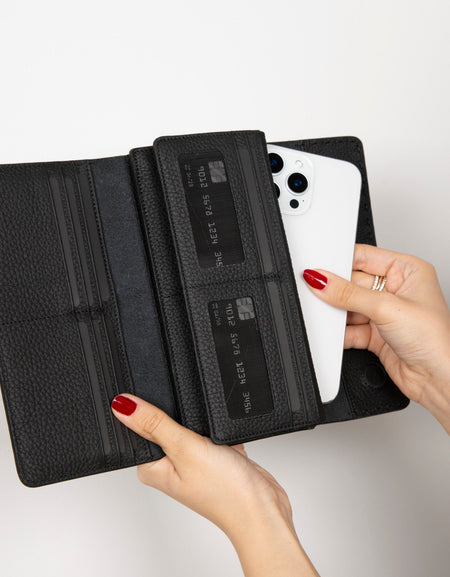 Nome Leather Wallet – 16 Card Slots & Phone Holder-0