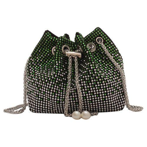 Elegant Vintage Diamond Chain Small Crossbody Bag