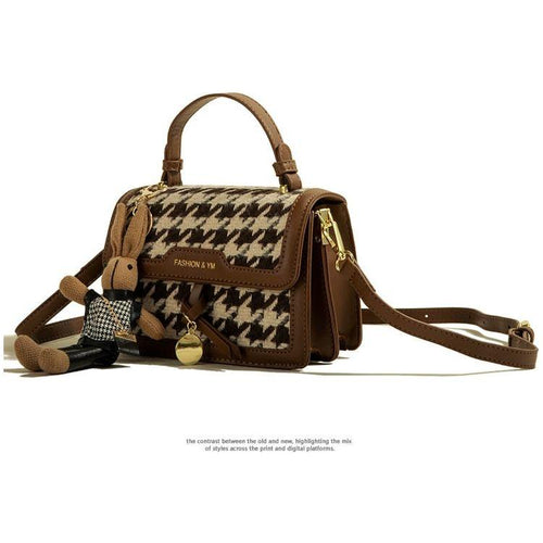 Load image into Gallery viewer, Women&#39;s Muzikai Plaid Patchwork Handbag Bag
