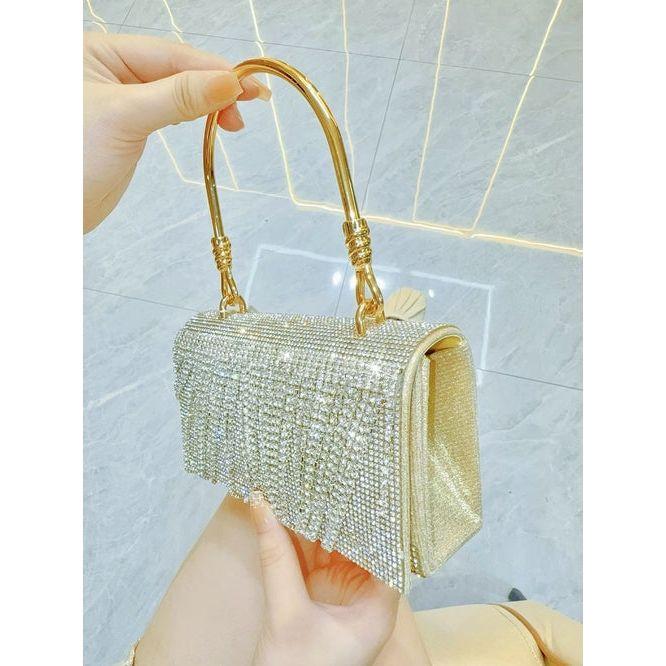 Bling Diamonds Rhinestone Tote: Exquisite Evening Clutch for Women