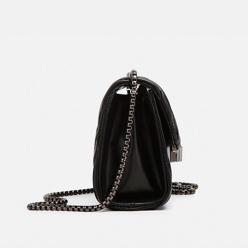 Embroidery Camellia Chain Bag - Exquisite Vegan Leather Crossbody