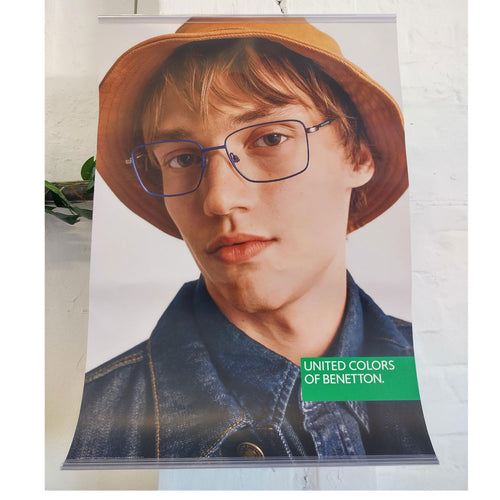 Load image into Gallery viewer, BENETTON MOD. OPTICAL DOUBLE SIDED BANNER SS21-1
