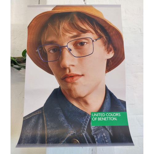 Load image into Gallery viewer, BENETTON MOD. OPTICAL DOUBLE SIDED BANNER SS21-1
