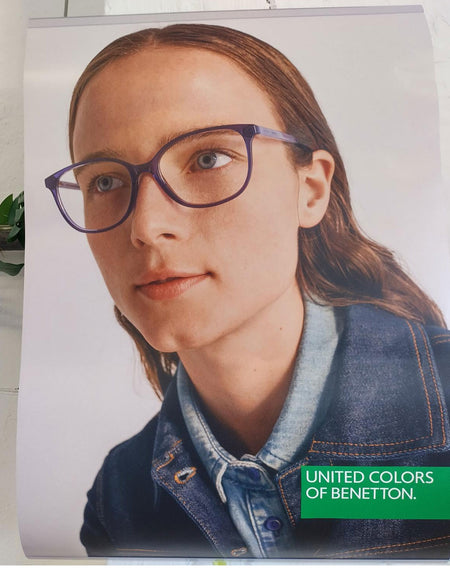 BENETTON MOD. OPTICAL DOUBLE SIDED BANNER SS21-0