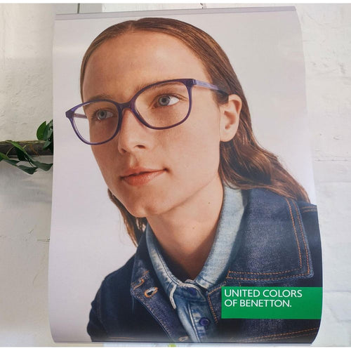 Load image into Gallery viewer, BENETTON MOD. OPTICAL DOUBLE SIDED BANNER SS21-0
