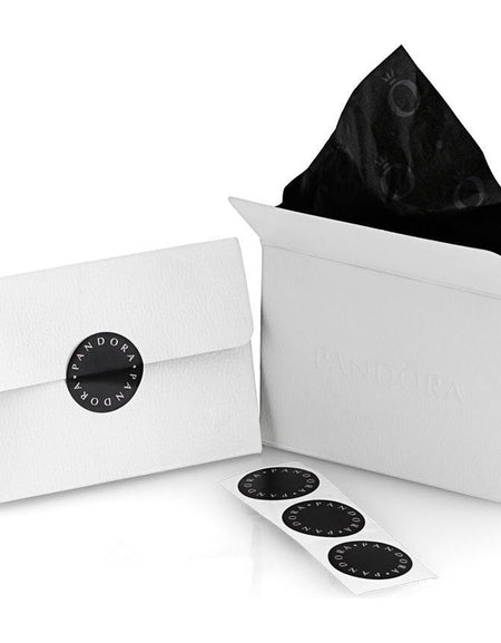 PANDORA MOMENTS Mod. FAMILY TREE HEART CLASP SNAKE CHAIN - Size 20-1