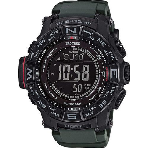 Load image into Gallery viewer, Casio Men&#39;s &#39;PRO TREK&#39; Quartz Silicone Strap Casual Watch
