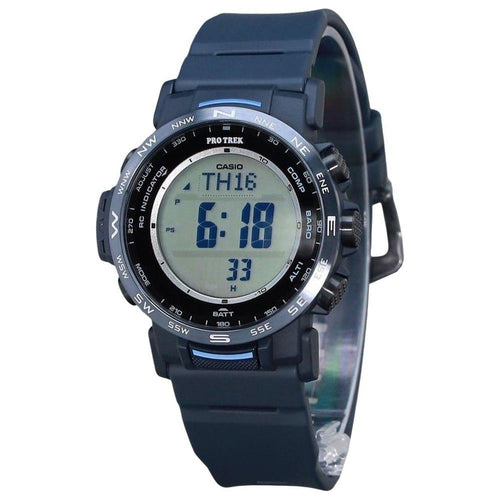 Load image into Gallery viewer, Casio ProTrek Climber Line Digital Blue Bio Based Resin Tough Solar PRW-35Y-2 Men&#39;s Watch
