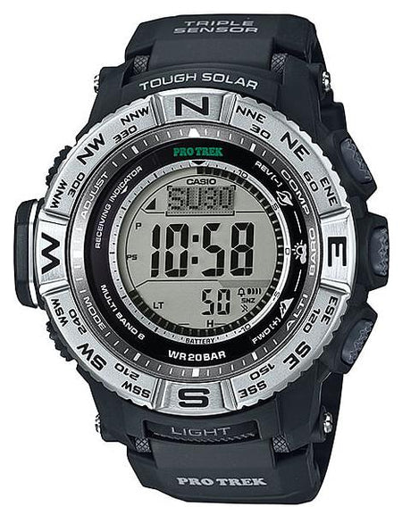 Casio Men's PRW-3500-1CR Atomic Resin Digital Watch