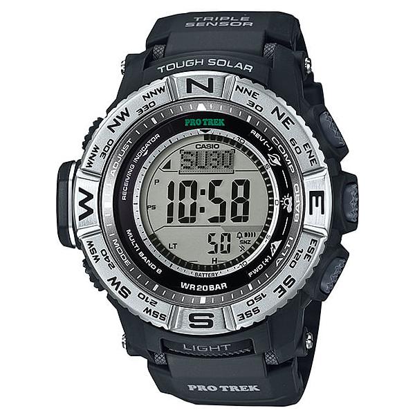 Casio Men's PRW-3500-1CR Atomic Resin Digital Watch