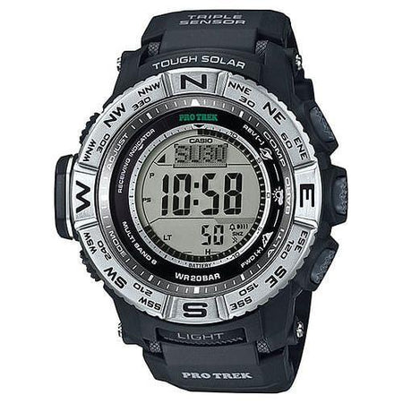 Casio Men's PRW-3500-1CR Atomic Resin Digital Watch