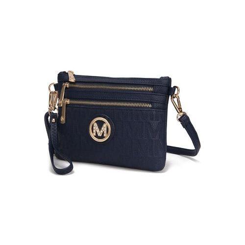 Load image into Gallery viewer, Roonie Milan “M” Signature Crossbody Wristlet
