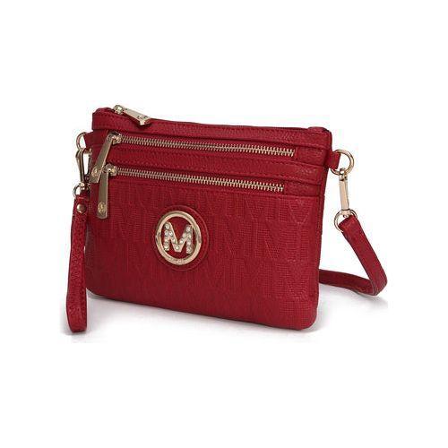 Load image into Gallery viewer, Roonie Milan “M” Signature Crossbody Wristlet
