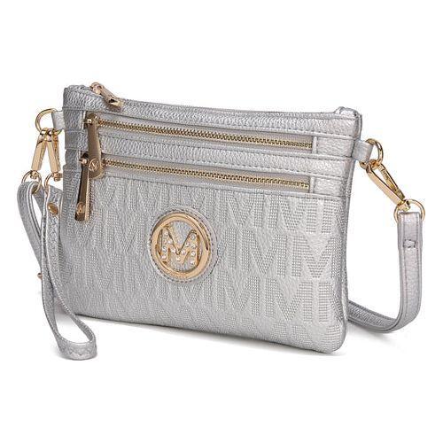 Load image into Gallery viewer, Roonie Milan “M” Signature Crossbody Wristlet
