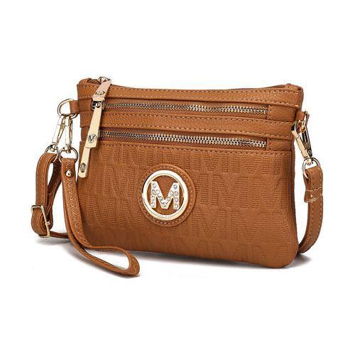 Load image into Gallery viewer, Roonie Milan “M” Signature Crossbody Wristlet
