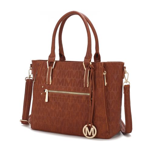 Cairo M Signature Satchel Handbag Vegan Leather Women