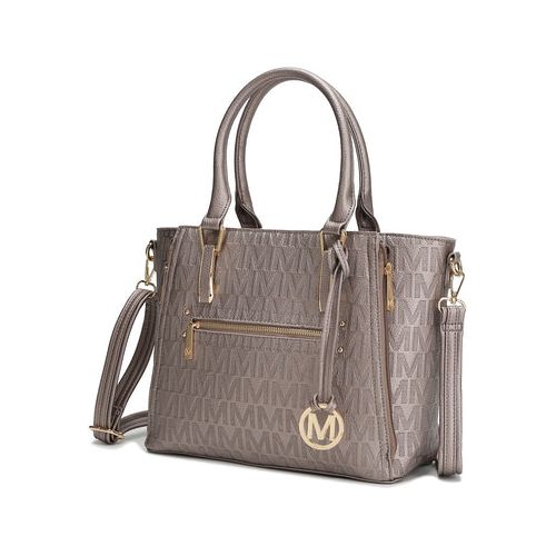 Cairo M Signature Satchel Handbag Vegan Leather Women